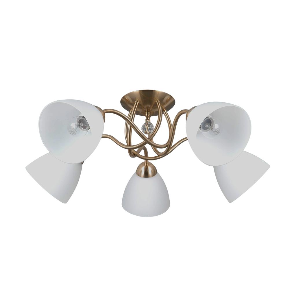 Lampa Wisząca Lugano 5 E27 Chromowy Italux Pnd-5643-5-Hbr