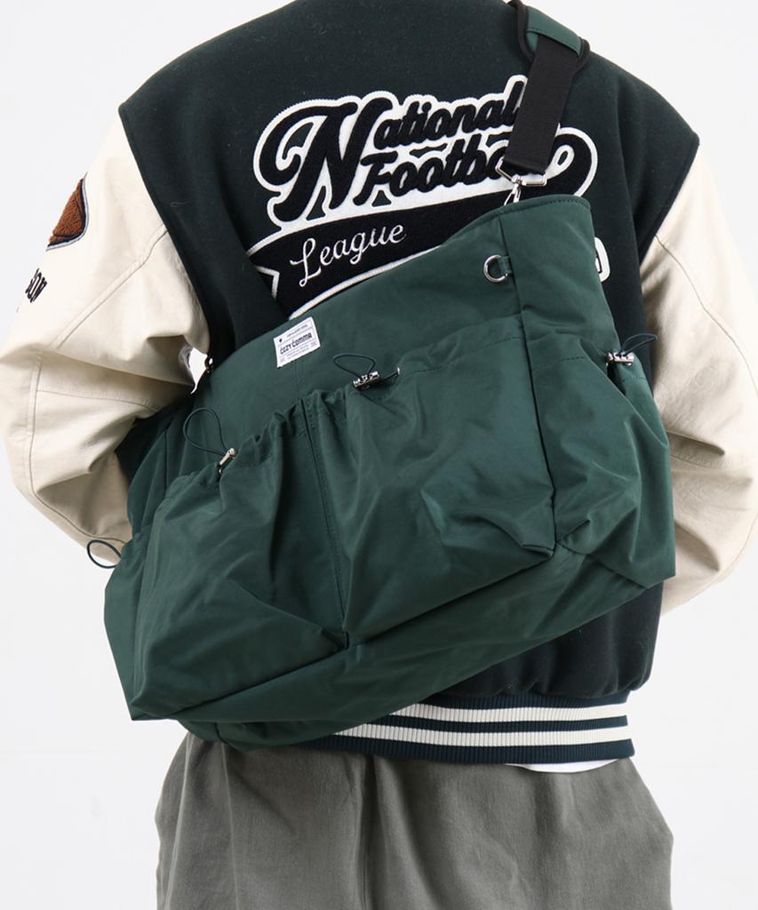 Cozycomma 17-Pocket Nylon Peddler Bag_Cozy Bag [Deep Green]