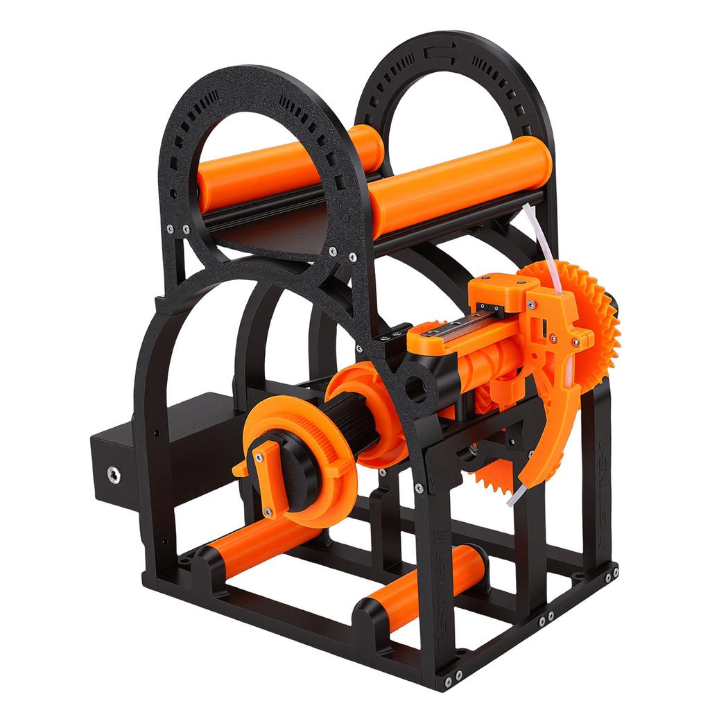 3D Filament Respooler Electric 20cm Spools Winder with Handle 3D Printing Supplies Orange