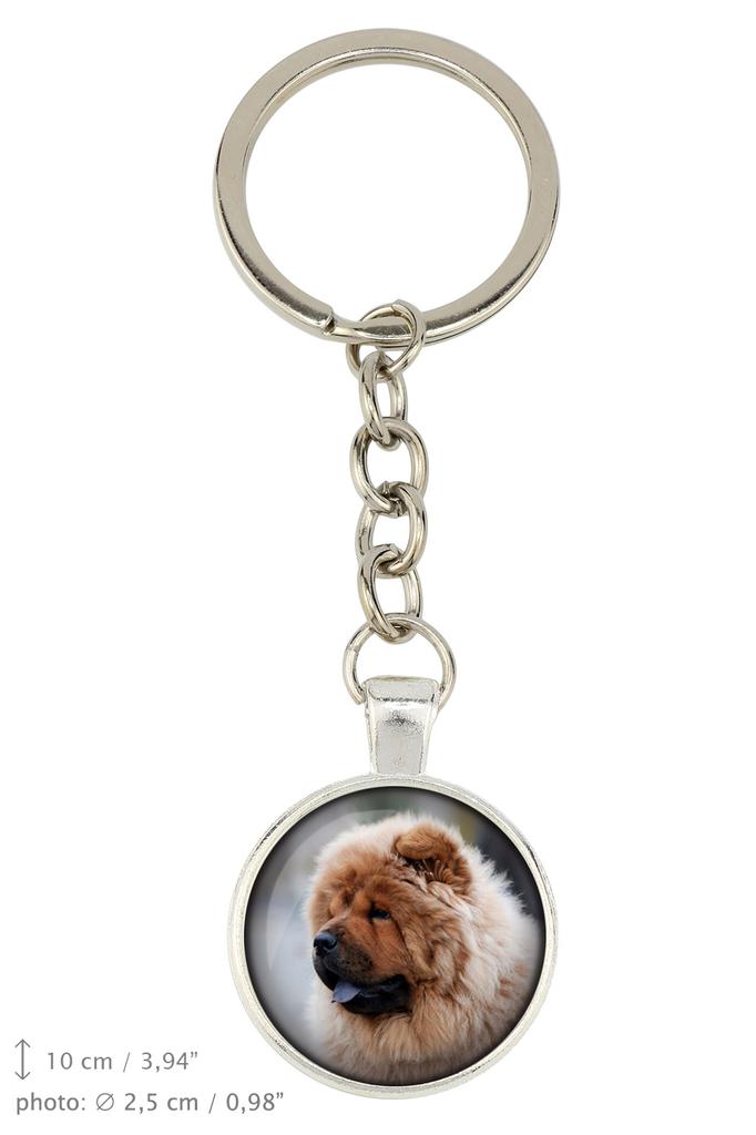Chow Chow - Keychain with Your Photo, Key Decoration, Bag Pendant from Art-Dog Brand