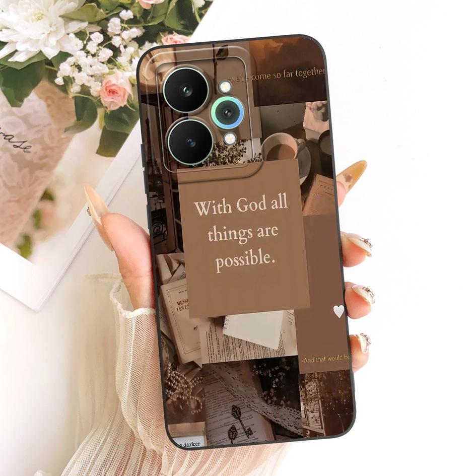 Чехол для Realme 15 Pro 5G Ударопрочный ТПУ Чехол Популярный Ромашка Мягкий Силикон Чехол для Телефона Для Realme 15 Чехол Realme 15T 15Pro Чехол-кармашек