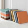 Waterproof Seat Cushion with Anti-Slip Rubber Back Zipper Design Height Comfort Support Multi Colors Mat for Chair Patio Living Room Kitchen Bedroom
