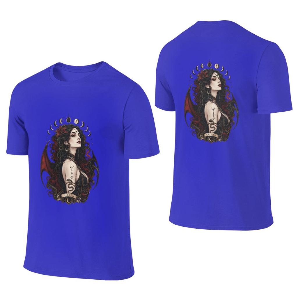 Lilith The First Rebel Defeated Legends Series Minimalist Reversible Tshirt Fresh Girlish Feeling Rich Color Shirt
