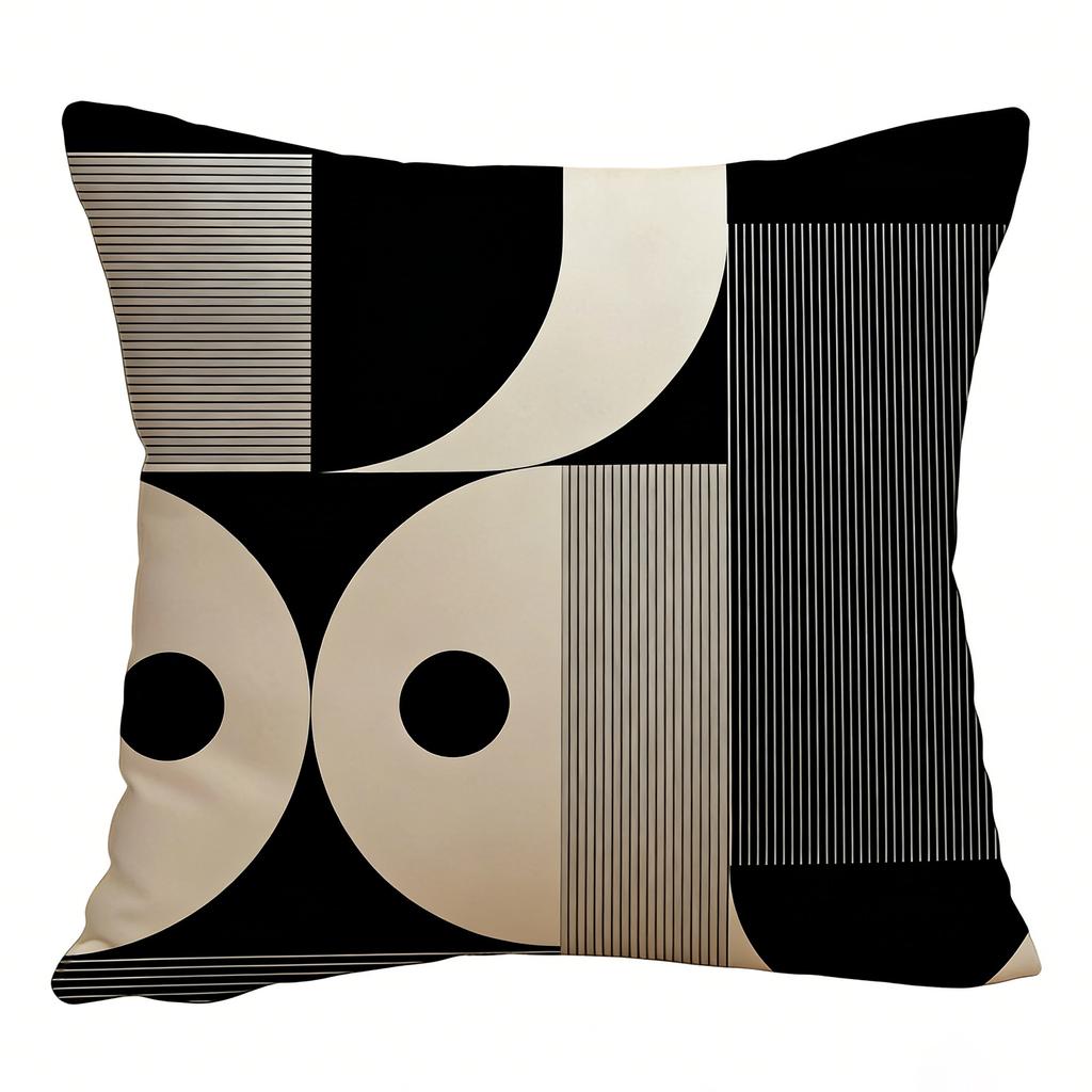 Домашний декор Геометрические и растительные наволочки с узором Наволочка с узором Подходит для дивана Спальни Автомобиля Наволочка