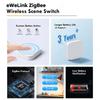 Приложение eWeLink ZigBee Smart Scene Switch Push Button Умная домашняя автоматизация Беспроводной пульт дистанционного управления Работает с ZigBee Gateway Hub