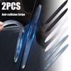 2 шт., противоударные полосы для дверей автомобиля, защитные полосы для бампера автомобиля, защита от царапин, силиконовые водонепроницаемые самоклеящиеся наклейки для автомобиля