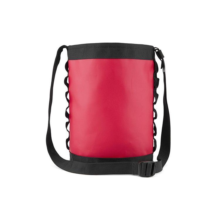The North Face 8L Round Lightweight Convenient Shoulder Bag Crossbody Bucket Bag Outdoor Bag Women bags Raspberry-Red 3KZ-7KZ3