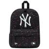 MLB New York Yankees All Over Print Backpack, Unisex Black Backpack