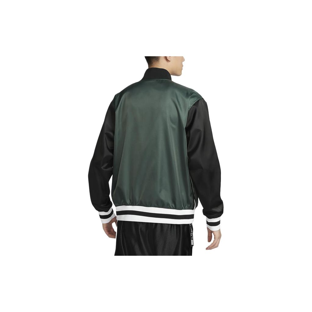 Nike Дышащая бейсбольная куртка с цветными блоками и длинными рукавами, мужские топы, винтажно-зеленый FN2725-338