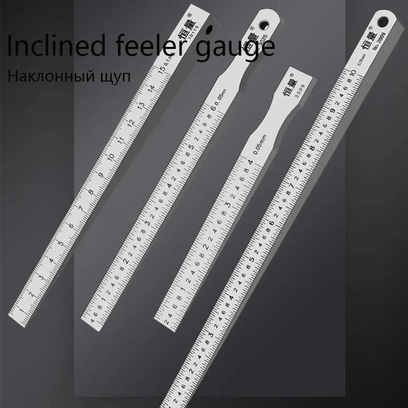 Hengliang Flatness Detection Plug Gauge Gap Detection Ruler Oblique Gap Ruler Wedge Plug Gauge Stainless Steel Vernier Calipers