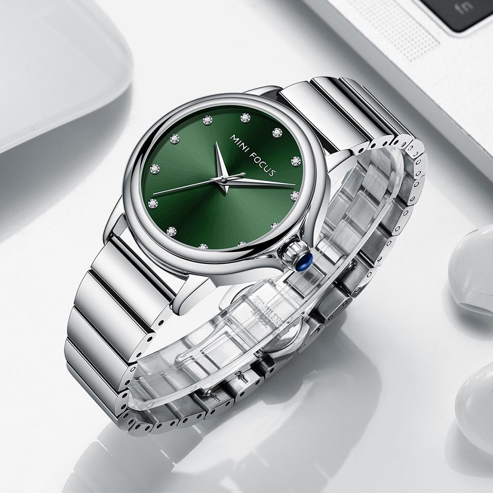 Часы легкие роскошные модные женские часы японский механизм водонепроницаемые женские часы с бриллиантовым стальным ремешком