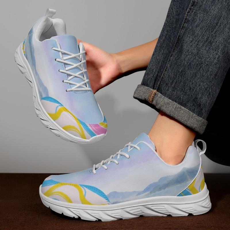 YRZL Durable Sneakers Men Lightweight Comfortable Non Slip Gym Shoes Men Walking Training Casual Sports Shoes Athletic Footwear