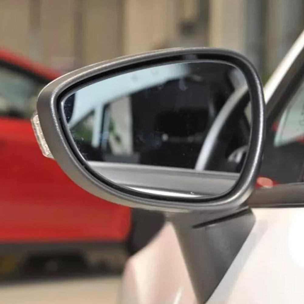 Рамка для зеркала заднего вида на дверь автомобиля Ford Fiesta MK7 2008-17, левая и правая рамка для стекла зеркала, автомобильные аксессуары