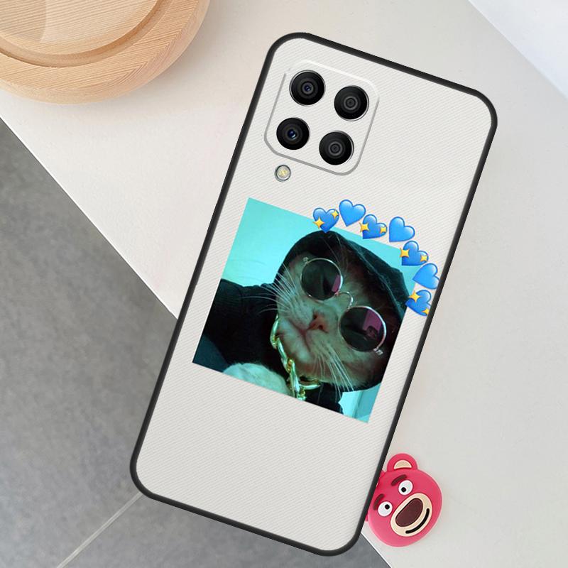 Cute Cat Animals Kitten Case For Samsung Galaxy M12 M32 M52 M15 M35 M55 M31 M56 M36 M16 M06 M13 M33 M53 M14 M34 M54
