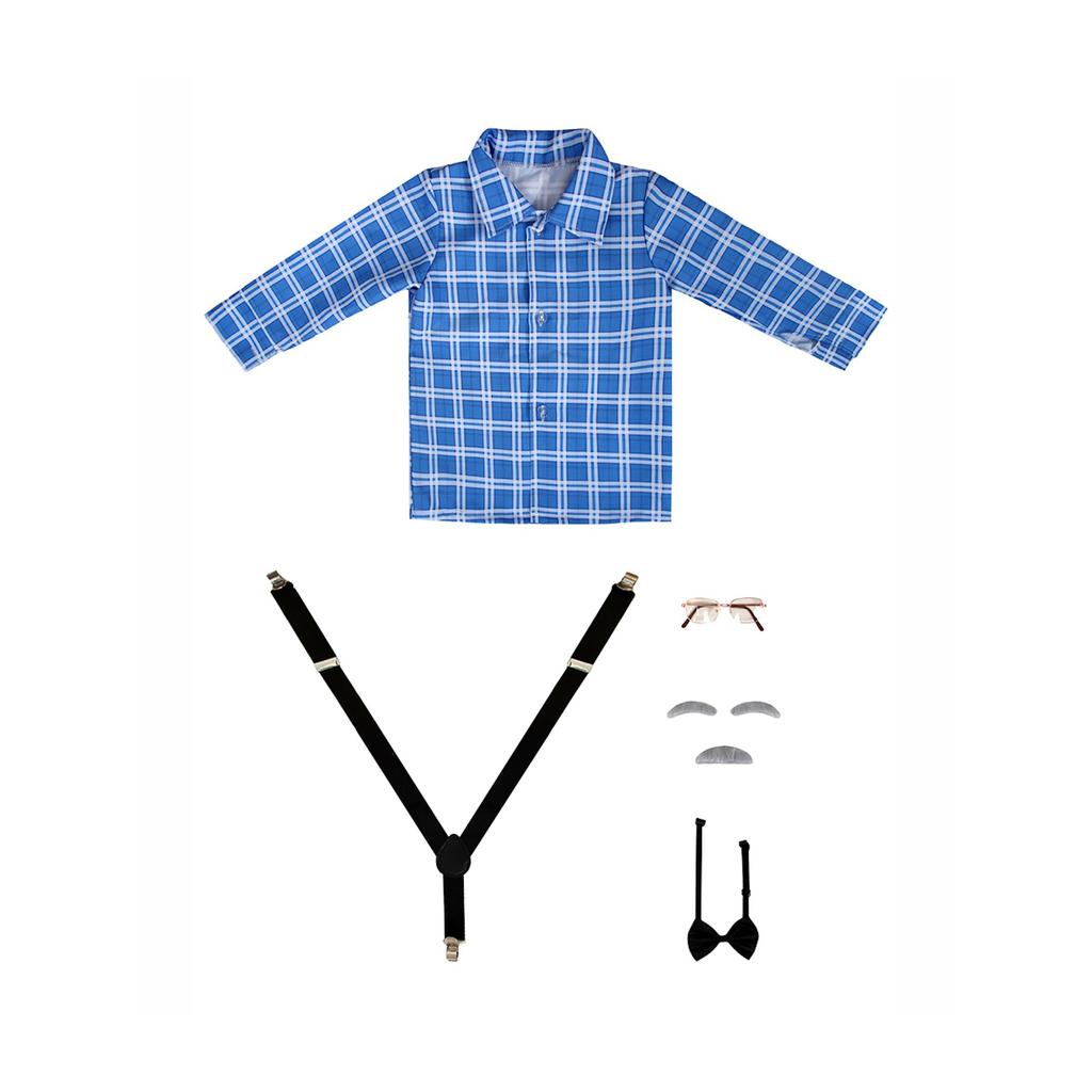 Bai Tian Tian Xue Ri Grandpa Grandma Children's Performance Costume Cosplay Costume World Book Day Performance Costume