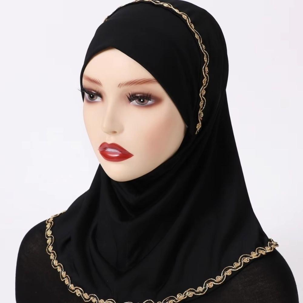 Breathable Hijab Scarf Modal Stretch Underscarf Comfortable Inner Cap Summer
