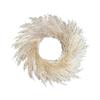 Thanksgiving Wreath Artificial Flower Decoration Idyllic Wall Mount Full Farmhouses Wreath Artificial Pampas Grass Wreath