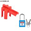 Adjustable Ball Valve Lockout with Safety Padlock 1 Set Industrial Handle Lock for Water Spigot Outdoor Plumbing Safety Thread Lock3