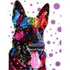 5D DIY Diamond Painting Dog Full Round Diamond Embroidery Animal Mosaic Rhinestone Kit Decor For Home