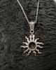 Ожерелье с мотивом «Солнце надежды» Серебряное Солнце Аксессуары Мужские Женские