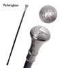 The Crusaders Horsehead Shield Totem Relief Walking Cane Fashion Walking Stick Gentleman Luxury Crosier Knob Walking Stick 93cm