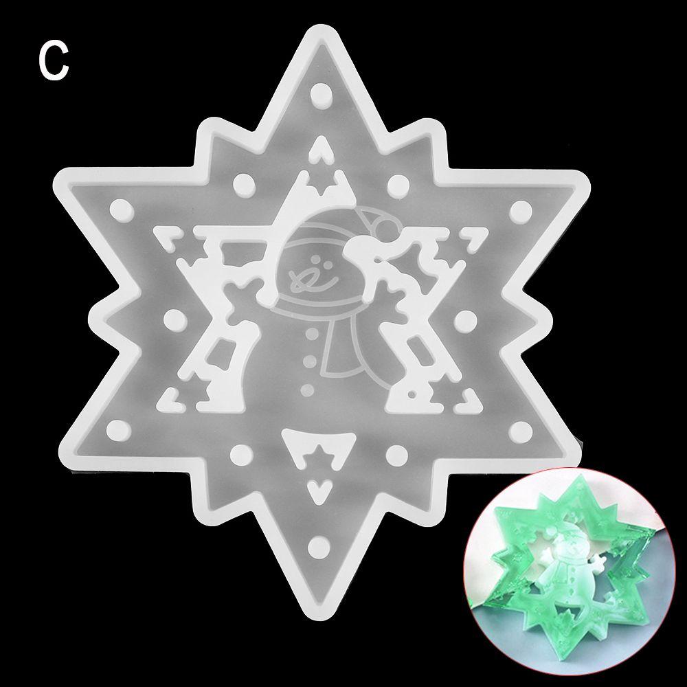 Jewelry Making Tools Hanging Tags Xmas Ornament Epoxy Resin Molds Silicone Mould Crystal Resin Mold