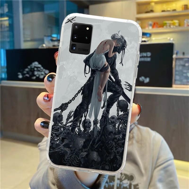 Чехол для телефона Ghost Knife для Samsung Galaxy S10 S21 S22 Plus Ultra A91 A51 A21S A12 Прозрачный чехол для телефона