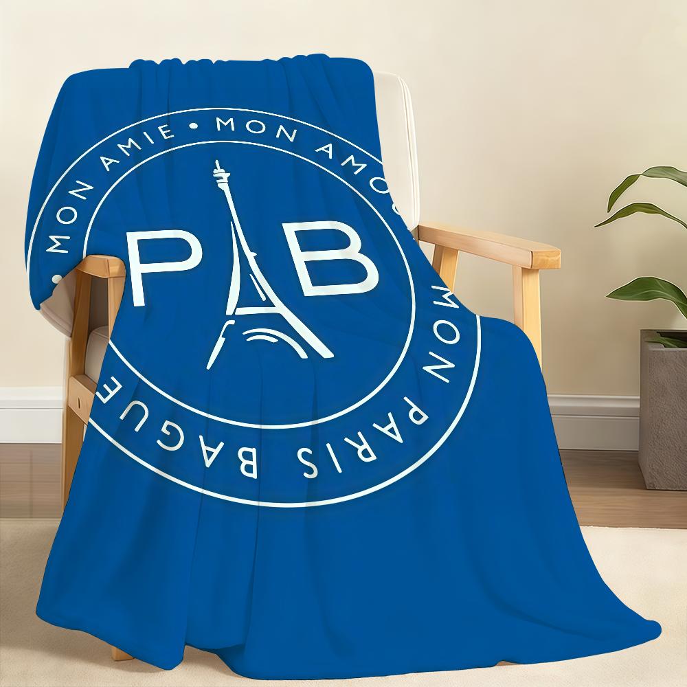 Luxurious P Paris B Baguette E Blanket Soft Throw Blanket for Home Bedroom Bed Sofa Picnic Travel Office Rest Cover Blanket Gift