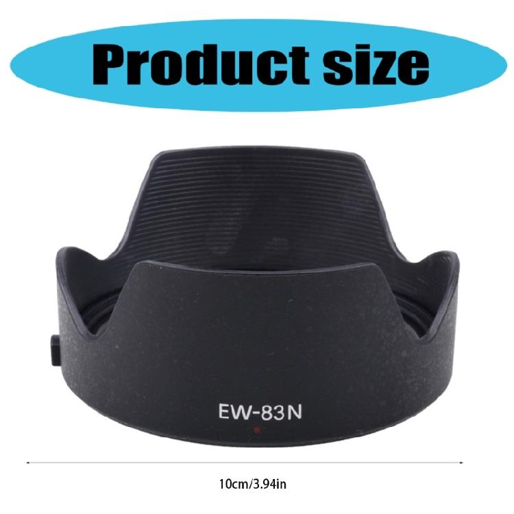 Snap On Lens Hood For RF24 105mm F4L ISUSM Camera Lens, Prevents Unwanted Light And Protects Lens Flare Reduction Hood