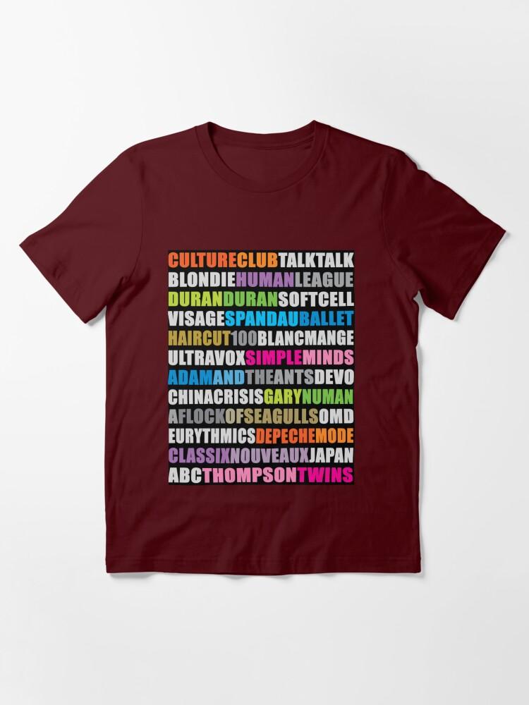 The Human League 80s new wave music black Essential T-Shirt