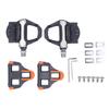  Locking Pedals Aerodynamic Cycling Bearing Cleats Self Locking Pedal with Cleats Set for Shi