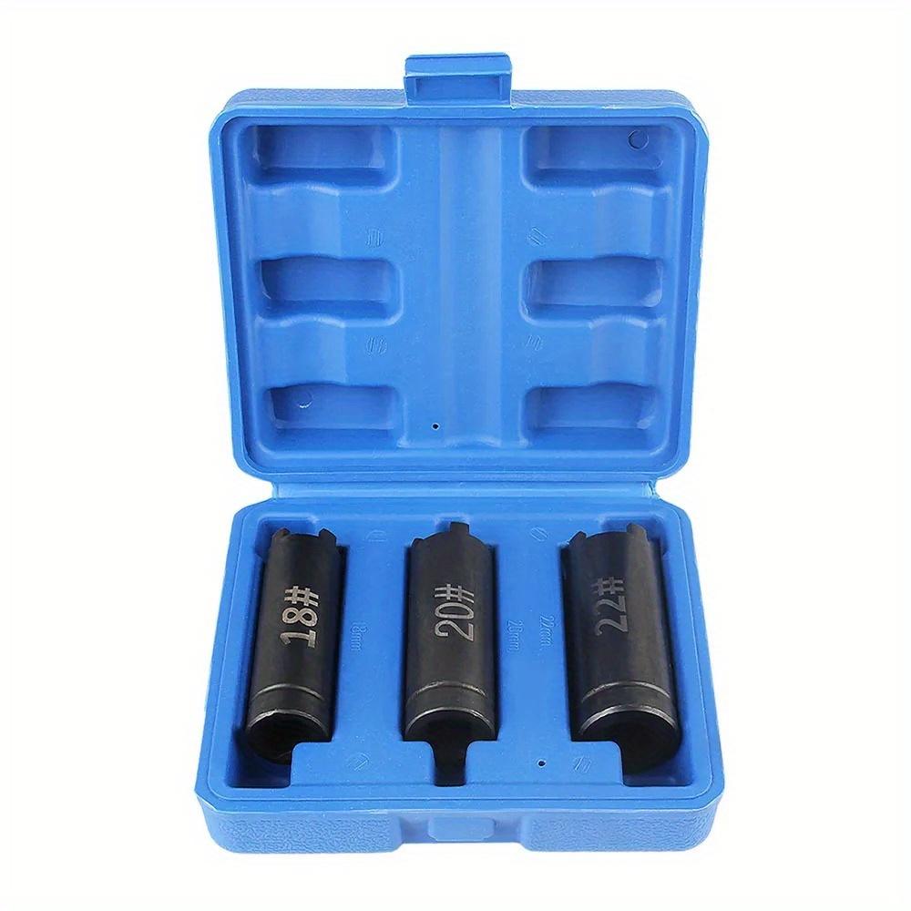 3PCS Starter Disk Removal Tool Motorcycle Repair Wrench Tool Four-claw Sleeve Motorcycle Clutch Nut Removal 18mm 20mm 22mm