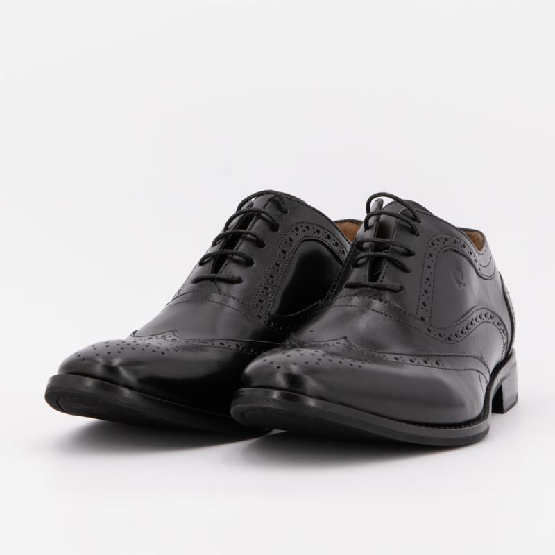 Men's Smooth Leather Lace-up Derbies PIERRE CARDIN