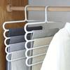 5-Tier Space-Saving Pants Hanger - Anti-Slip, Multi-Layer Closet Organizer for Wardrobe, Perfect for Pants and Scarves Clothes Hangers