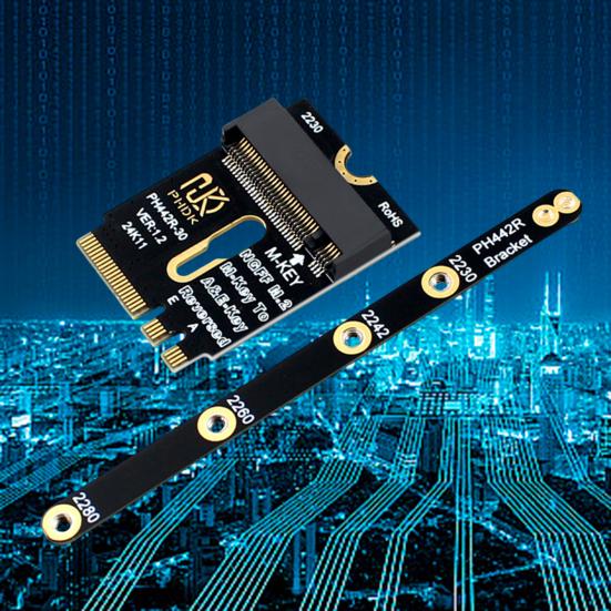 Yousheng M.2 A&E To NVME SSD Expansion Card Supports 2230/2242/2260/2280 Computer Motherboard M2 Key A-E To NVME SSD PCIe 4.0 Extension Adapter PCB