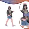 1/64 Женская фигурка Миниатюрная модель человека для сцены