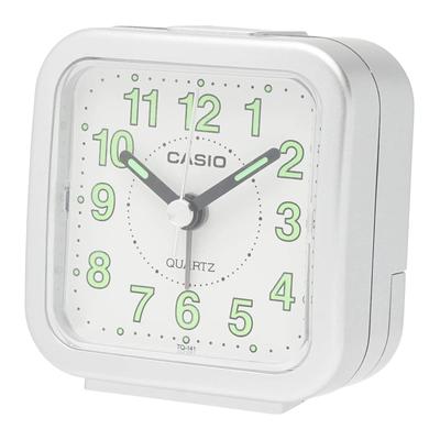 Дорожные аналоговые часы CASIO, маленькие, серебристые, TQ-141-8JF