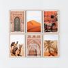 Vintage Morocco Architecture Desert Camel Horse Poster Pictures Wall Art Prints Canvas Painting for Bedroom Home Decorations