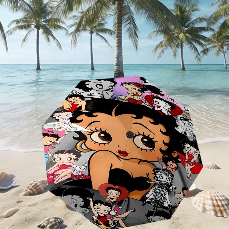 doll Print Umbrella Automatic Opening/ Closing - Portable Foldable Design - Daily use for Travel/Outdoor - Gift for Birthday