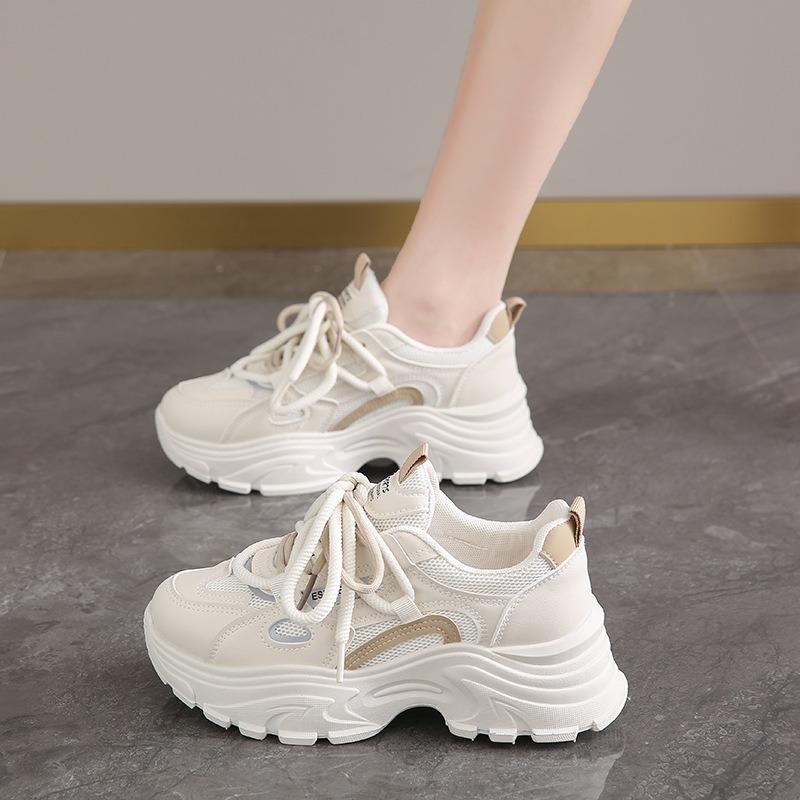 Little White Shoes, Thick-soled Small Sneakers for Women, New Spring and Autumn Breathable Mesh Women