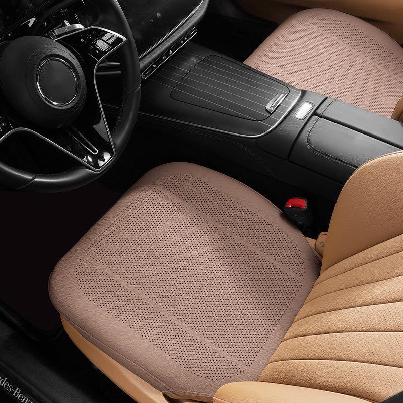 Подушка на сиденье из кожи наппа для Geely Galaxy L6, E5, E8 - Всесезонная, Универсальная посадка, Полное покрытие.