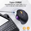 ProtoArc Trackball Mouse Compatible with Both Connect 3 Devices At the Same Wireless Large DPI Button Compatible with In Bluetooth/2.4GHz, Time,