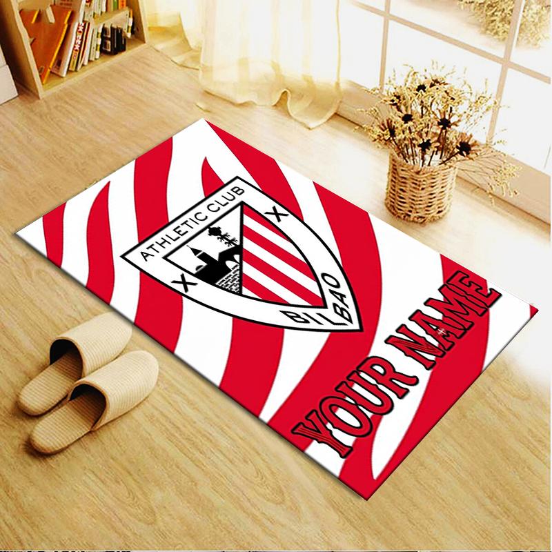 Custom Name Athletic Bilbao Carpet Rug for Living Room Bedroom Home Sofa Decoration,Kids play Non-slip Floor Mat