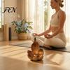 Meditation Accessories Lotus Backflow Incense Burner Holder, Resin Cone Diffuser, Desktop Sticks Holder Aromatherapy for Yoga Tea Room Bedroom Indoor
