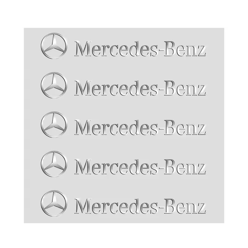 CSE1 Car Metal Creative Stickers Waterproof Dirt-proof Decoration Sticker For Mercedes Benz A C E S G Class GLC CLE CLA GLB GLS W177