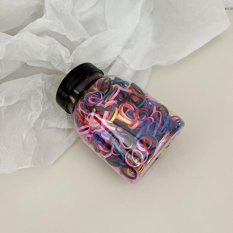 Одноразовая кожаная резинка для волос конфетного цвета, резинка для волос для детей, резинка для волос для девочек, эластичное украшение для волос