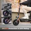 F3 1000W Adult Electric Scooter with Seat, Dual Disc Brakes, Removable Basket, Foldable, Maximum Range 55-60km, Wide Tires, City Commuting