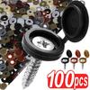 300pcs Hinged Plastic Screw Cap Cover Fold Snap Protective Cap Button Nuts Bolts Fixing Caps For Furniture Decorative Hardware