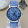 Trendy Unisex Watch Canvas Watches Roman Denim Belt Watch Dial Fashion Men and Women Quartz