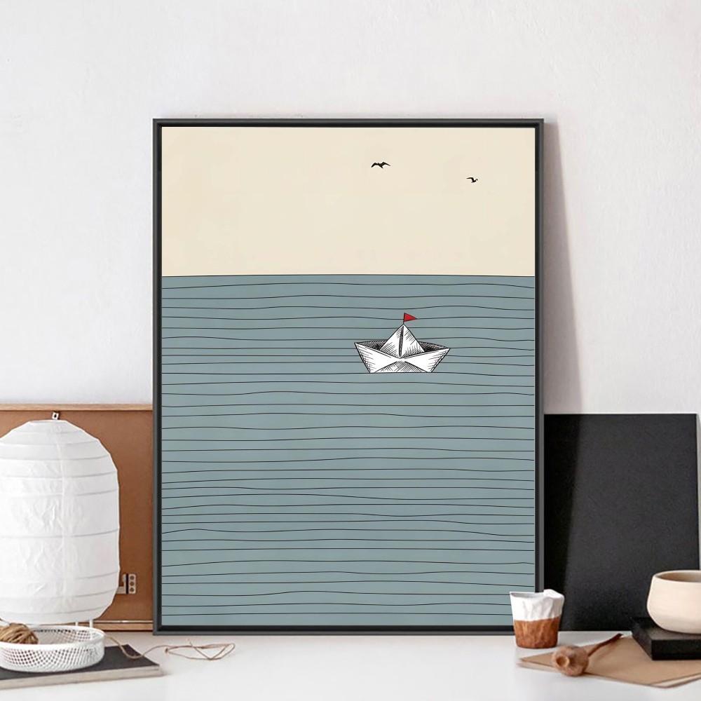 Морской Серфинг Пляжные Постеры Настенное Искусство Холст Принты Живопись Домашний Декоративный Винтажный Арт Постер Декорация Гостиной Спальни